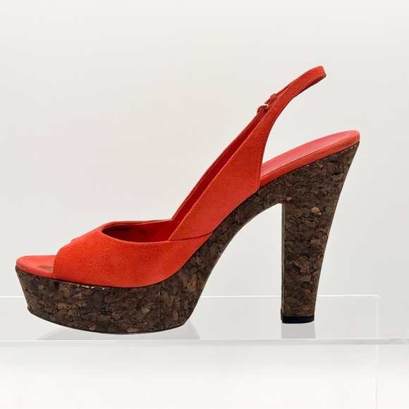 Gucci Orange and Brown Platform Sandals - Picture 3 of 10